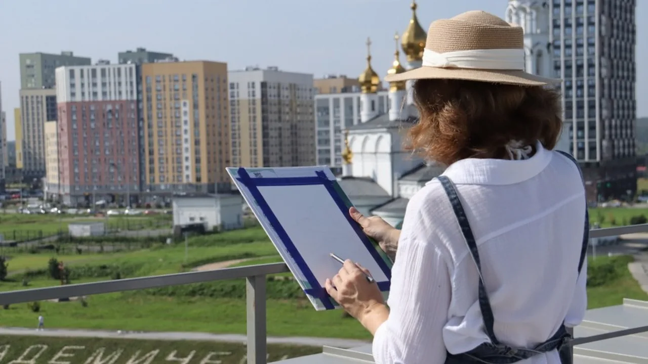 Бесконечное вдохновение: начинающие художники создали картины с видами Академического